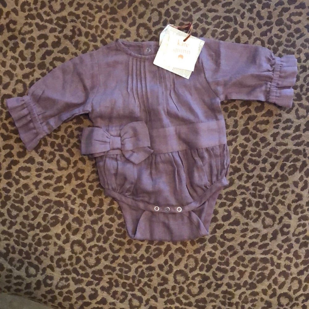 Kate Quinn NWT 0-3 months one piece with bow